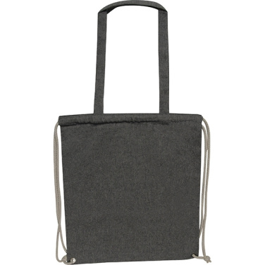 Logo trade promotional gift photo of: Recycled cotton bag ADDISON