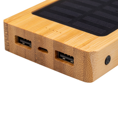 Logotrade promotional gifts photo of: Bamboo power bank BAKERSFIELD