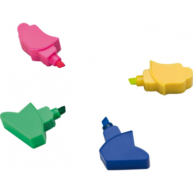 Logo trade promotional giveaways image of: Highlighters - Santa Claus