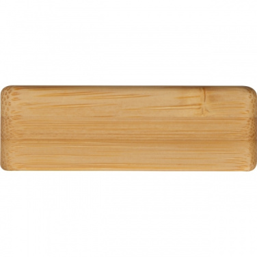 Logo trade business gift photo of: Bamboo smartphone holder SAN SEBASTIAN