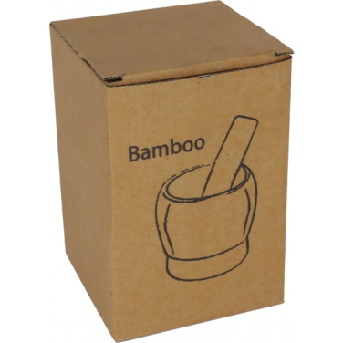 Logo trade corporate gift photo of: Wooden mortar SALVADOR