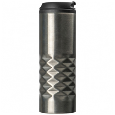 Logo trade promotional merchandise picture of: Thermal stainless steel mug SANTANDER 500 ml