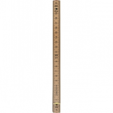 Logo trade promotional gifts image of: Folding rule ST. GALLEN