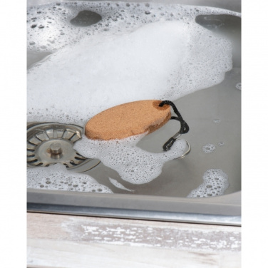 Logo trade promotional giveaways image of: Cork keyring ROSKILDE