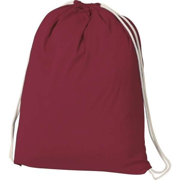 Logotrade promotional gift picture of: Cotton gym bag BUDAPEST