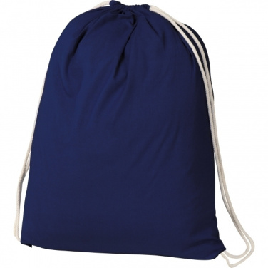 Logo trade promotional items image of: Cotton gym bag BUDAPEST