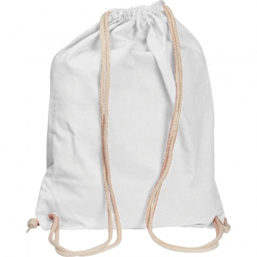 Logotrade promotional giveaway picture of: Cotton gym bag CARLSBAD
