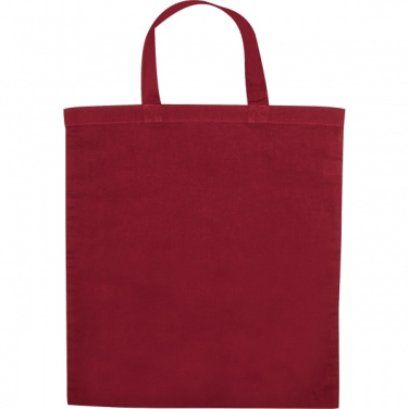 Logo trade business gift photo of: Cotton bag with short handles BREGENZ