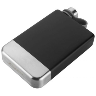 Logotrade promotional giveaways photo of: Hip flask set TAHAT Schwarzwolf