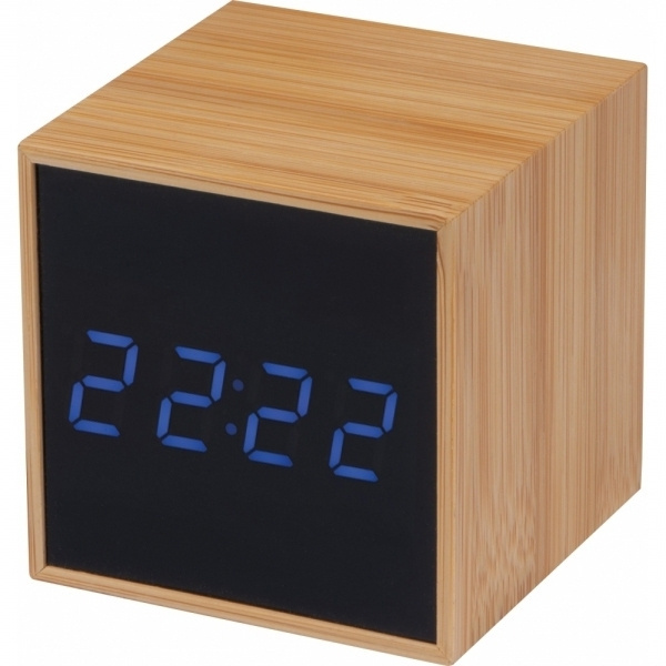 Logo trade promotional giveaways picture of: Desk clock CHARLESTON