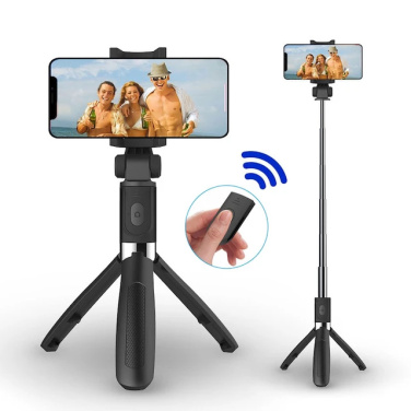 Logo trade promotional product photo of: Selfie stick with tripod, K06