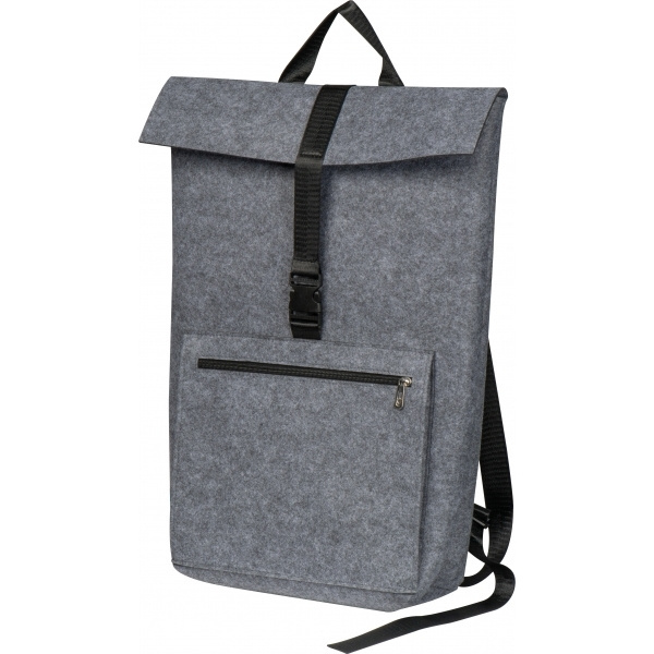 Logo trade promotional product photo of: RPET Felt Backpack BIRMINGHAM