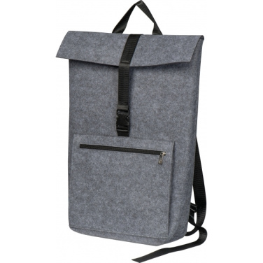 Logotrade advertising products photo of: RPET Felt Backpack BIRMINGHAM