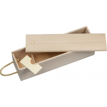 Logo trade promotional giveaways image of: Wine box DAVENPORT