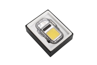 Logo trade corporate gifts picture of: Electrical lighter CALBUCO Schwarzwolf