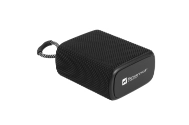 Logotrade corporate gifts photo of: Waterproof bluetooth speaker HARDEOL Schwarzwolf