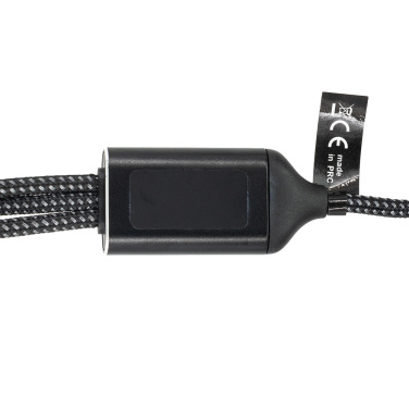 Logo trade promotional products picture of: 3 in 1 cable with elighted logo Pierre Cardin