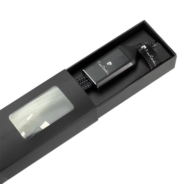 Logo trade advertising products image of: 3 in 1 cable with elighted logo Pierre Cardin