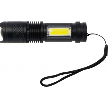 Logotrade promotional merchandise picture of: Rechargeable flashlight AARHUS