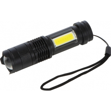 Logotrade business gift image of: Rechargeable flashlight AARHUS