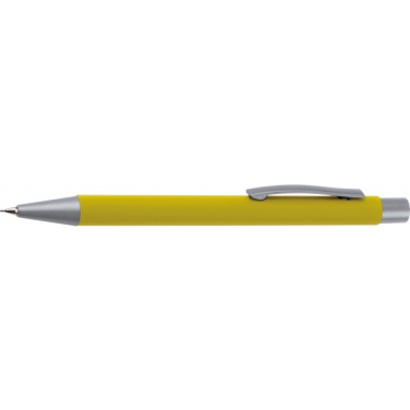 Logo trade promotional merchandise image of: Mechanical pencil soft touch ANCONA