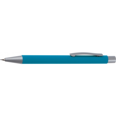 Logo trade corporate gift photo of: Mechanical pencil soft touch ANCONA