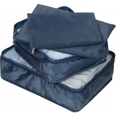 Logo trade promotional giveaway photo of: 4-piece travel set BELMONT