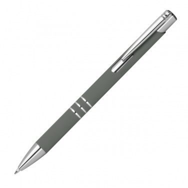 Logo trade promotional gifts picture of: Semi gel pen soft touch DUNMORE