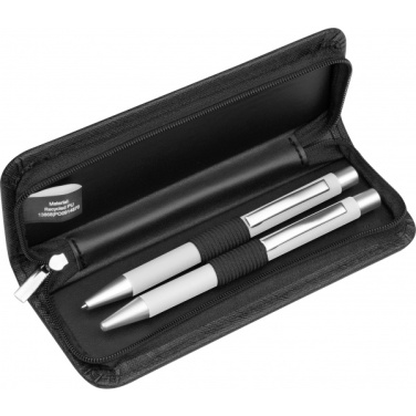 Logotrade promotional item picture of: Writing set soft touch Uppsala