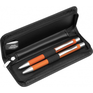 Logotrade promotional products photo of: Writing set soft touch Uppsala