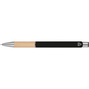 Logo trade promotional giveaways picture of: Recycled ballpoint pen Naples
