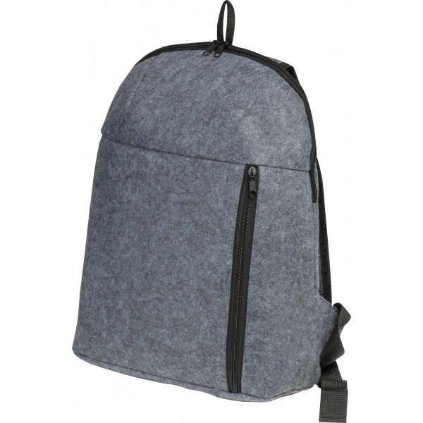 Logo trade promotional giveaways image of: RPET Backpack Davos