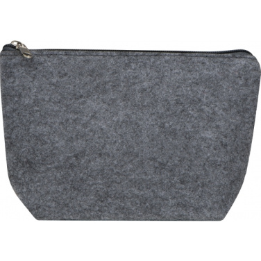Logo trade promotional merchandise image of: RPET cosmetic bag Cremona