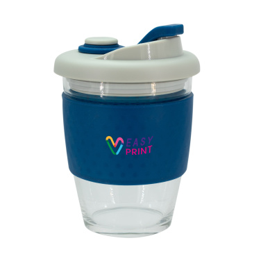 Logotrade promotional product picture of: Glass coffee cup 340 ml