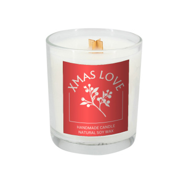 Logotrade advertising product picture of: Soy candle 190g Christmas love
