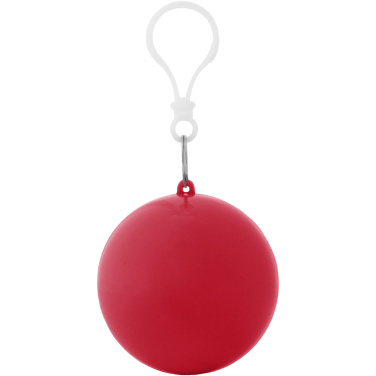 Logo trade promotional products picture of: Xina rain poncho in storage ball with keychain
