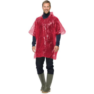 Logo trade advertising products picture of: Xina rain poncho in storage ball with keychain