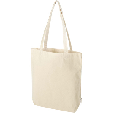 Logo trade advertising products picture of: Florida 270 g/m² GRS recycled tote bag 10L