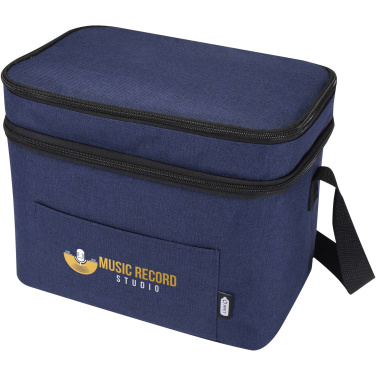Logo trade advertising products picture of: Tundra GRS RPET double compartments cooler bag 13L