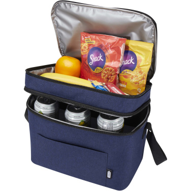 Logo trade advertising products image of: Tundra GRS RPET double compartments cooler bag 13L