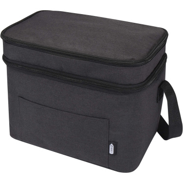 Logotrade promotional merchandise picture of: Tundra GRS RPET double compartments cooler bag 13L