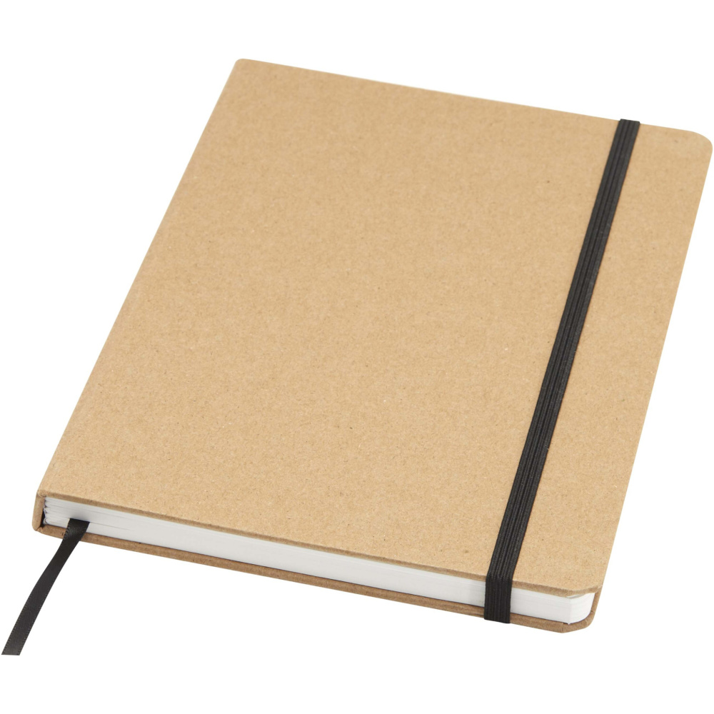 Logotrade promotional item picture of: Holm A5 stone paper hard cover notebook with lined pages