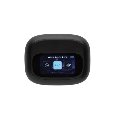 Logotrade advertising product picture of: Airtune RCS recycled plastic ANC earbuds with touch screen