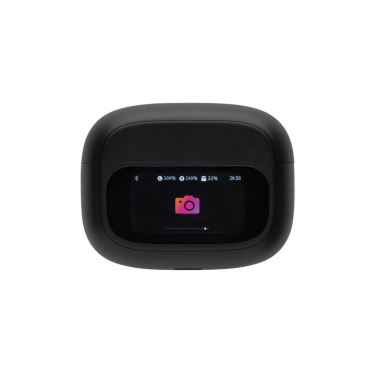 Logo trade promotional product photo of: Airtune RCS recycled plastic ANC earbuds with touch screen