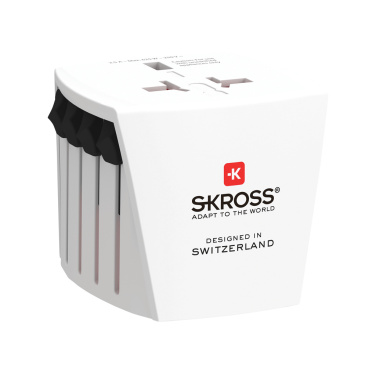 Logotrade promotional item image of: SKROSS World Travel Adapter MUV Micro