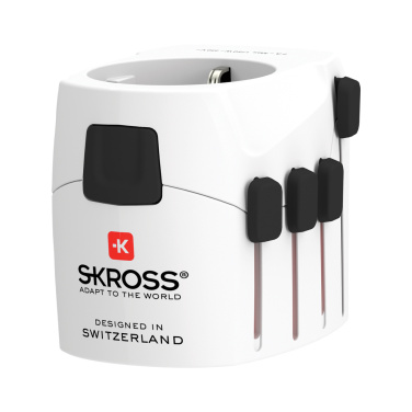 Logotrade promotional item image of: SKROSS Pro 3-Pole World Travel Adapter