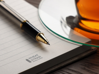 Logo trade corporate gifts image of: Recycled Tea Notebook 209734000