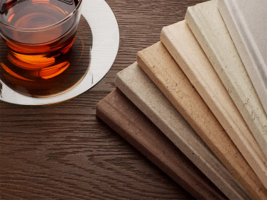 Logo trade promotional giveaways picture of: Recycled Tea Notebook 209734000