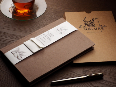 Logo trade promotional products picture of: Recycled Coffee Notebook 209733900