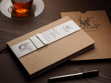 Logotrade promotional merchandise picture of: Recycled Coconut Notebook 209734100
